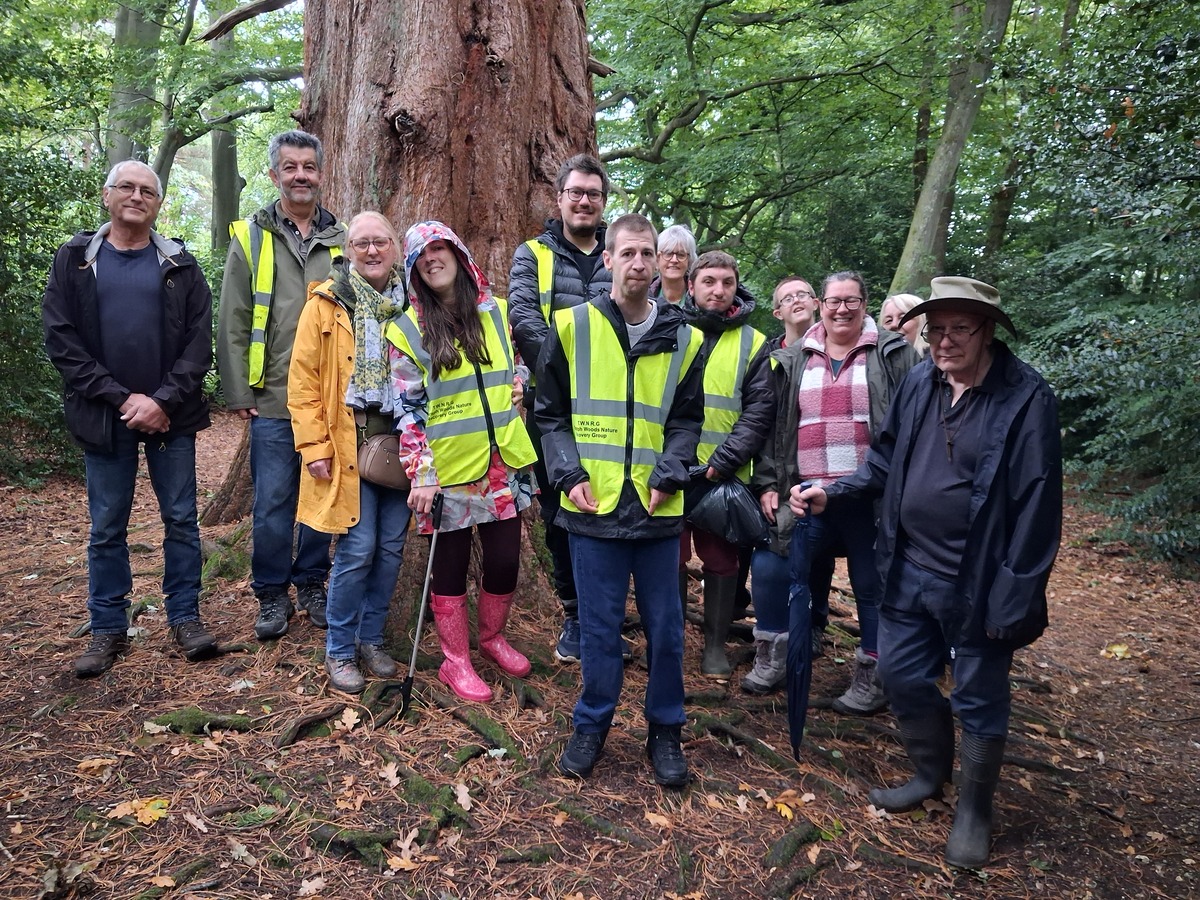Litter picking group
